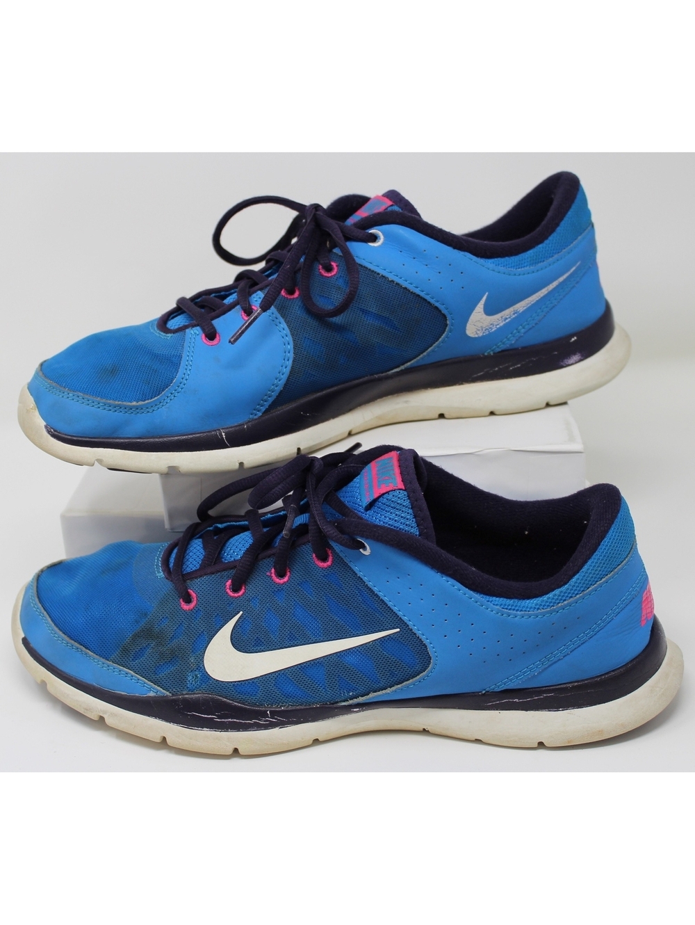 Nike Flex Trainer 3 Training Shoes 580374-404 Blue Running Shoes Women's Size 12
